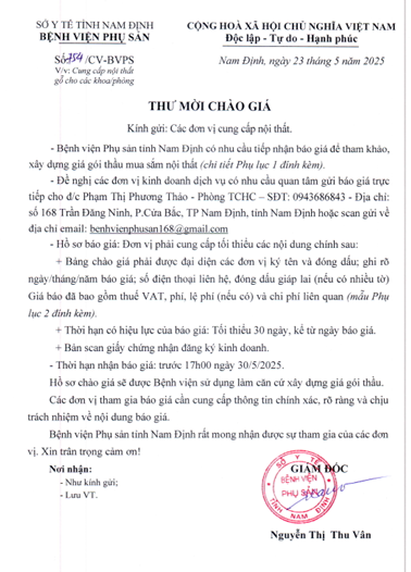 BÁO GIÁ CUNG CẤP NỘI THẤT GỖ CHO CÁC KHOA/PHÒNG